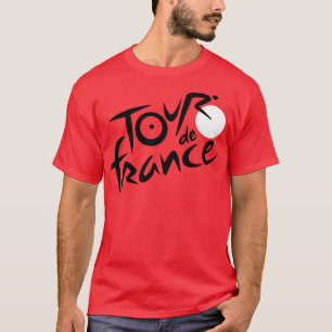 Cycling Tour De Frankrike Crewnacksvattskjorta T Shirt