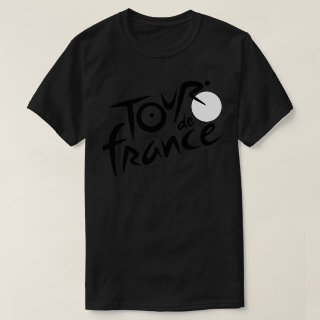 Cycling Tour De Frankrike Hat T Shirt (Design framsida)