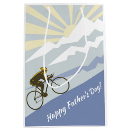 Cyclist Biking Up Mountain Road Bike Fars dag