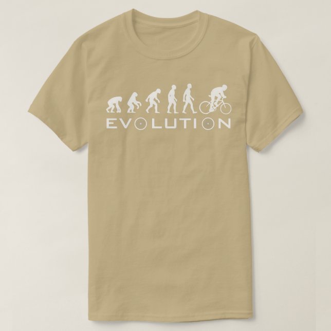 Cyclist Giftidea Sport Evolution Bike Cooles Fahrr T Shirt (Design framsida)