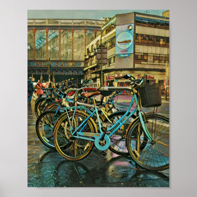 Cyclist gifts for dad poster (Framsidan)