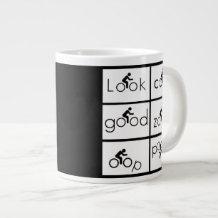 Cyclist Humor Jumbo Mugg