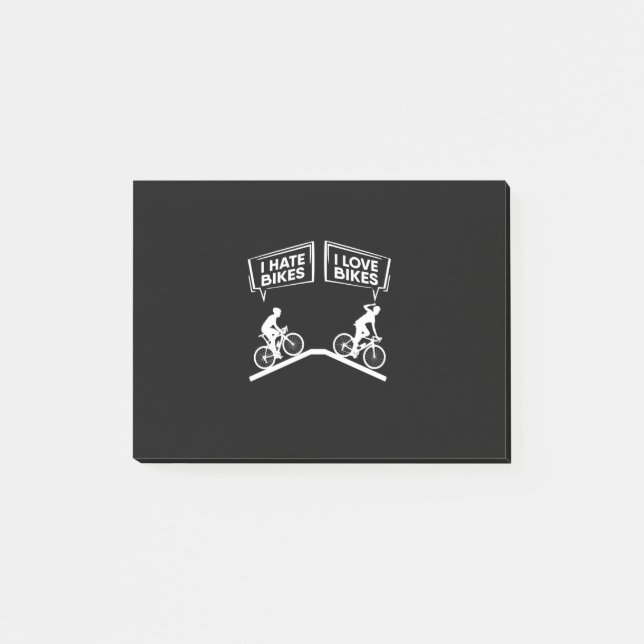 Cyclist I Kärlek Bikes Post-it Block (Framsida)