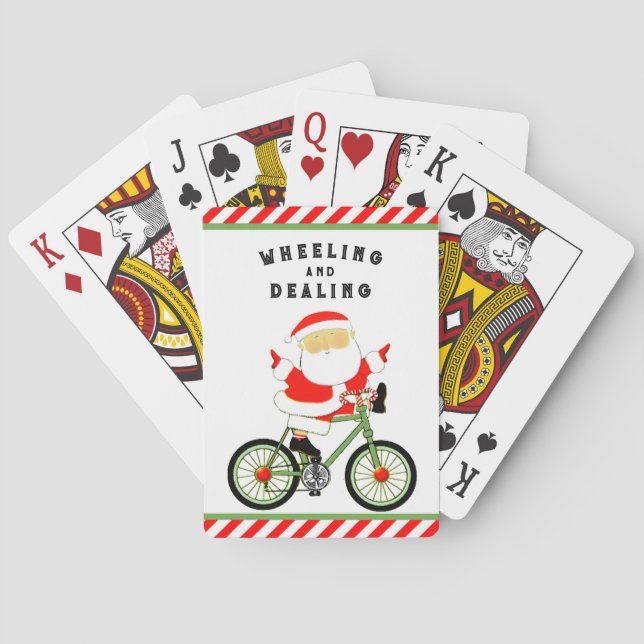 Cyclist-jullagringsstuffer Casinokort (Baksidan)