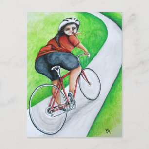 Cyclist - Kiss Adjö Vykort