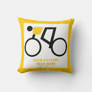 Cyclist kör sin cykelanpassningsbar kudde