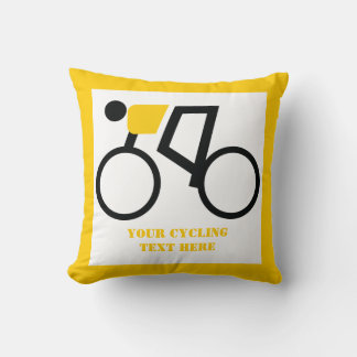 Cyclist kör sin cykelanpassningsbar kudde