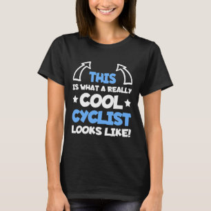 Cyclist Mountainbike cyklist cyklar Cykling Roligt T Shirt