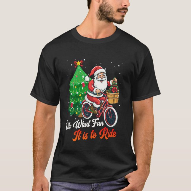 Cyclist OH VAD JOY DET ÄR ATT RIDE FUNNY Cycling T Shirt (Framsida)