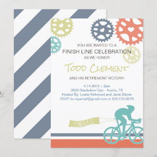 Cyclist Road Bike-inbjudan Inbjudningar