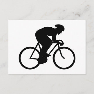 Cyclist Silhouette. OSA Kort
