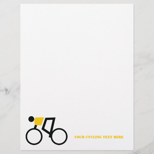 Cyclist som kör sin cykelflygare anpassningsbar (Framsida)