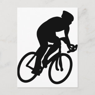 cyclist-tävla-cykel, frankrike vykort