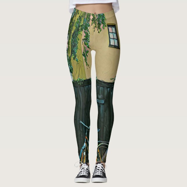 Cyclists gifts ideas leggings (Framsida)