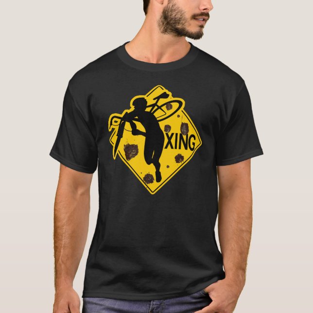Cyclo Xing - smutsa ner Virsion T-shirt (Framsida)