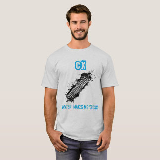 Cyclocross blått - CX övervintrar gör mig arg Tee Shirt