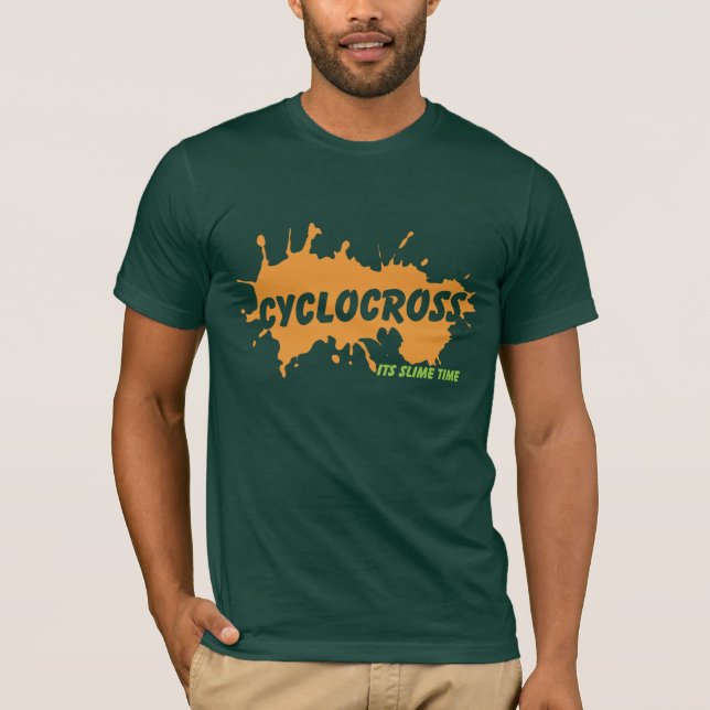 Cyclocross: Slime Time T-shirt (Framsida)