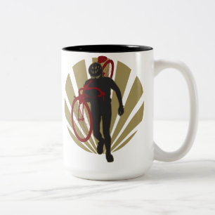Cyclocross soldatmugg Två-Tonad mugg