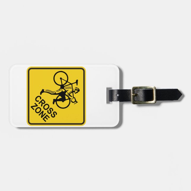 Cyclocross Zona vägskylt Bagagebricka (Horisontell Framsida)