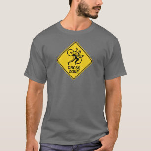 Cyclocross zont vägmärke tee