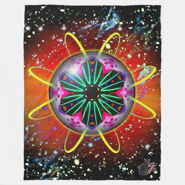Cyclon Orbz Fleece Blanket (Framsidan)