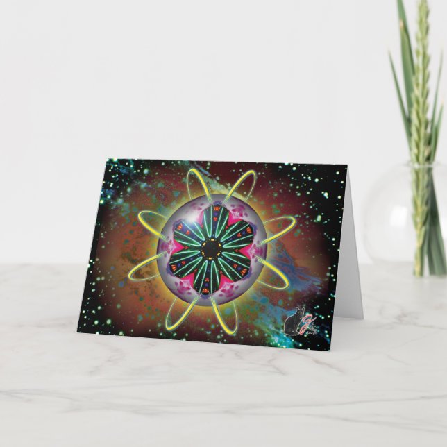 Cyclon Orbz-hälsningskort Kort (Framsida)