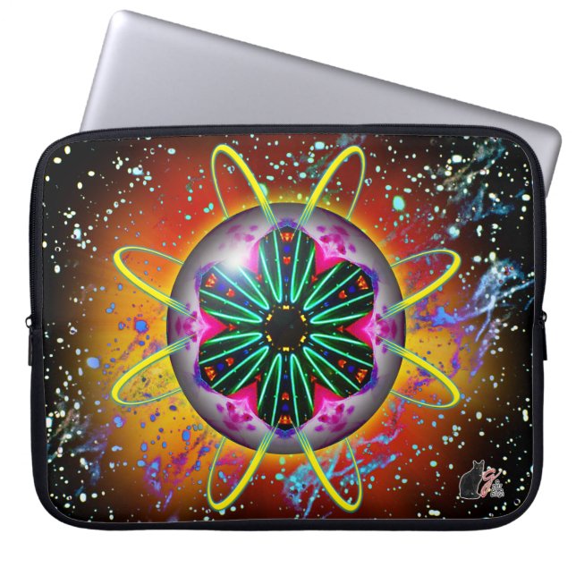 Cyclon Orbz Kaleid Laptop Sleeve (Framsidan)