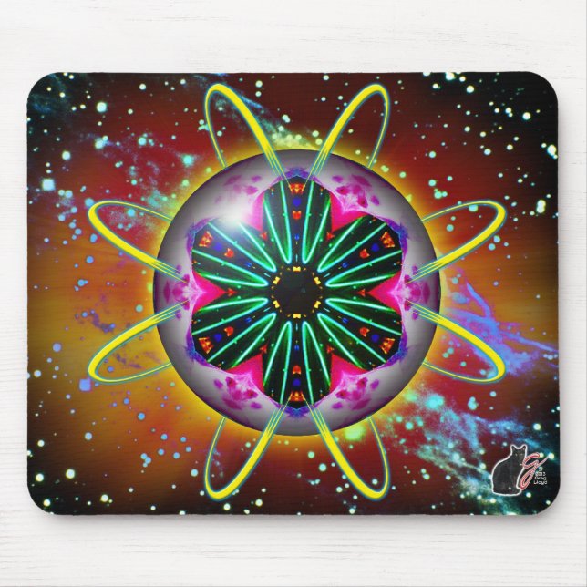 Cyclon Orbz Kaleid Mouse Pad Musmatta (Framsidan)