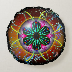 Cyclon Orbz Round Pillow Rund Kudde