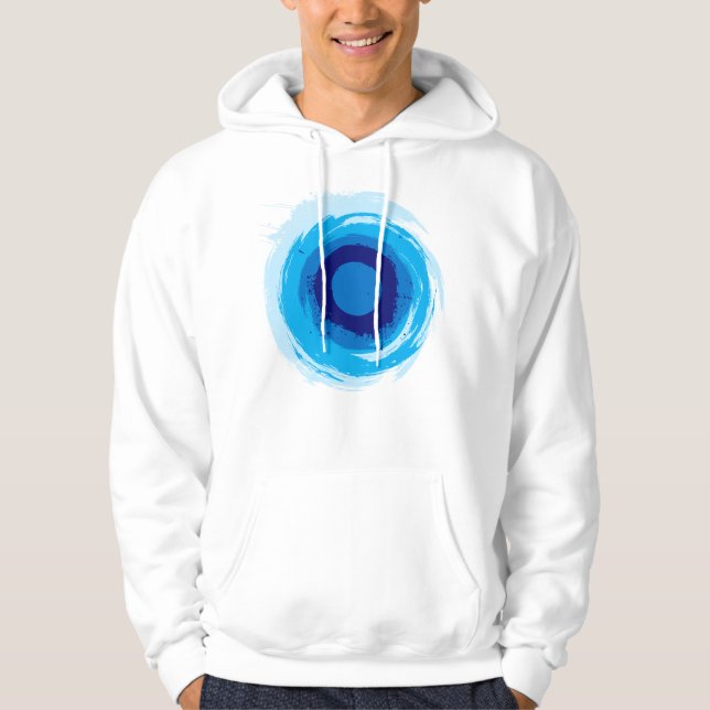 Cyclone - Abstract Art - ZMJ Hoodie (Framsida)