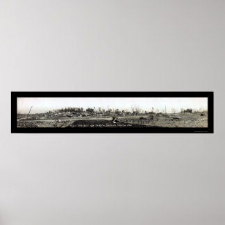 Cyclone Fergus Falls Photo 1919 Poster