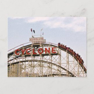 Cyclone Roller Underlägg - Coney Island, vykort