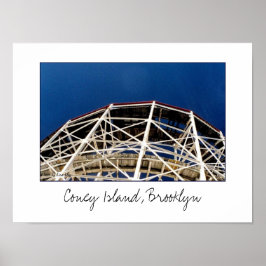 'Cyclone Rollercoaster' Affisch