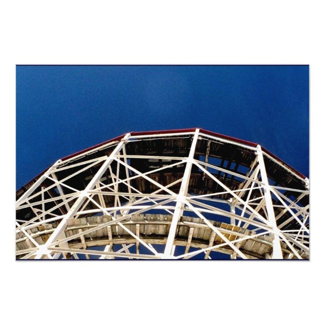 'Cyclone Rollercoaster' Fototryck (Framsidan)