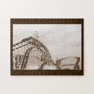 Cyclone Rollercoaster Jigszle Puzzle Pussel