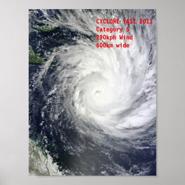 CYCLONE YASI 2011 POSTER (Framsidan)