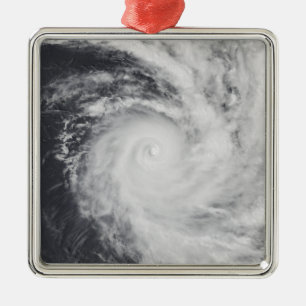 Cyclone Zoe i det South Pacific hav Julgransprydnad Metall