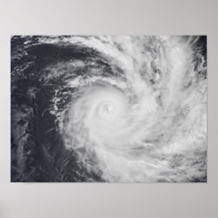 Cyclone Zoe i det South Pacific hav Poster