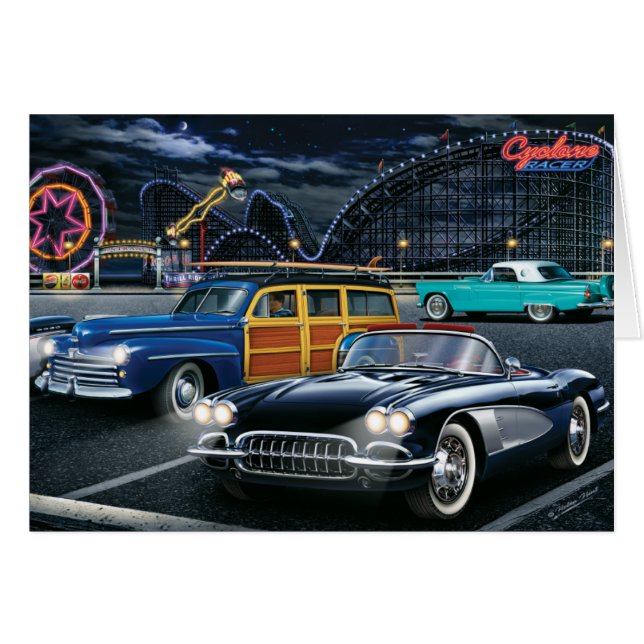 CycloneRacer Hälsningskort (Framsidan Horizontal)