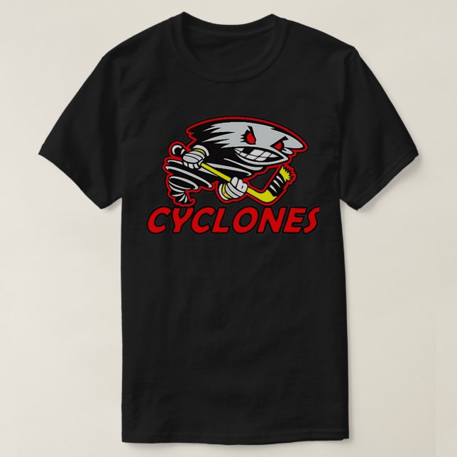 Cyclones Hockey Logotyp T Shirt (Design framsida)