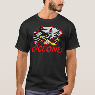 Cyclones Hockey Logotyp T Shirt