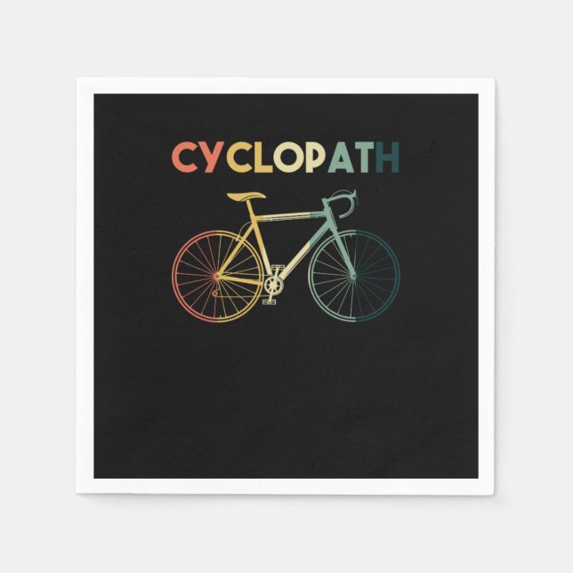 Cyclopath Cyclist Bike Cycling Mountain Bike Gift Pappersservett (Framsidan)