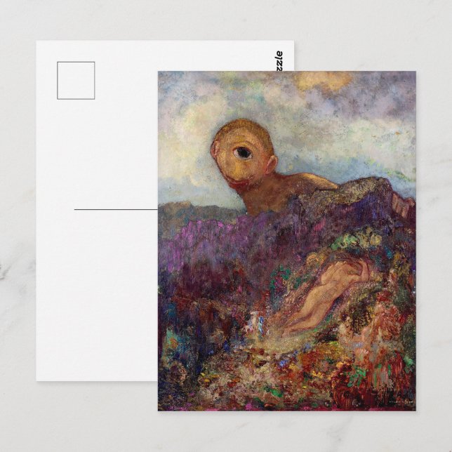 Cyclops | Odilon Redon | Vykort (Fram/baksida)