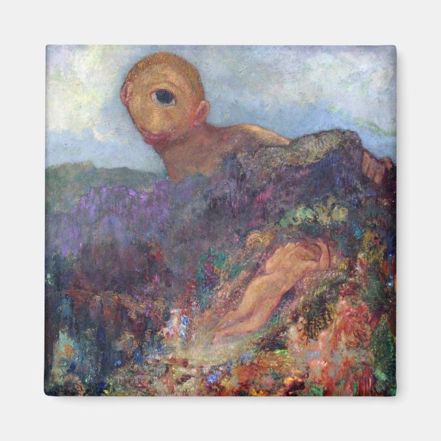 Cyclops, Redon, 1898-1900 Magnet (Framsidan)