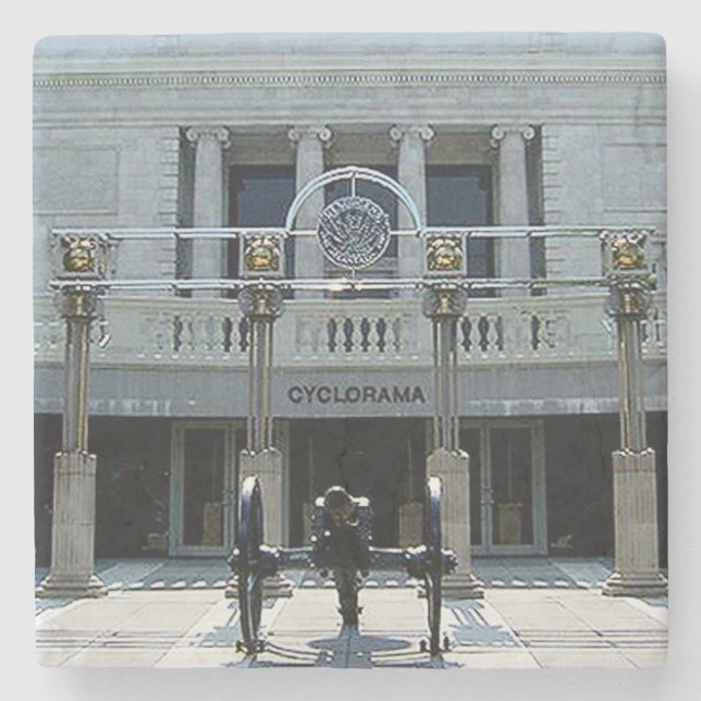 Cyclorama Atlanta, Cyclorama Atlanta Underlägg Sten (Framsidan)