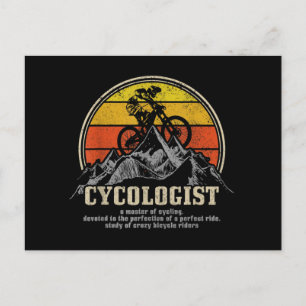 Cycolog Definition Funny Mountain Bike MTB Vykort