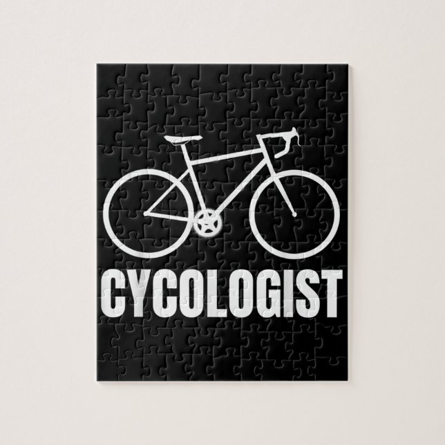 Cycolog Funny Bicycle Bike Gift Pussel (Vertikal)
