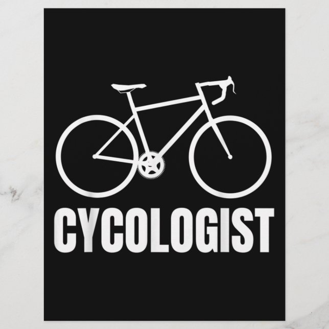 Cycolog Funny Bicycle Bike Gift Reklamblad (Framsidan)