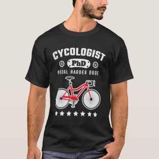 Cycolog Phd Funny Cyclist Road Bike Bicycle Gif T Shirt