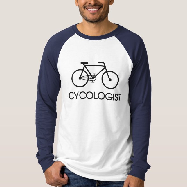 Cycologist att cykla cyklar tee shirt (Framsida)